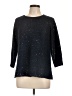Anne Klein Metallic Black Pullover Sweater Size L - photo 1