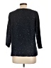 Anne Klein Metallic Black Pullover Sweater Size L - photo 2