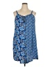 Next Paisley Blue Casual Dress Size 18 - photo 1