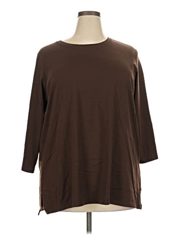 Lands' End 3/4 Sleeve T-Shirt (view 1)