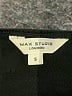Max Studio Solid Black Casual Dress Size S - photo 7