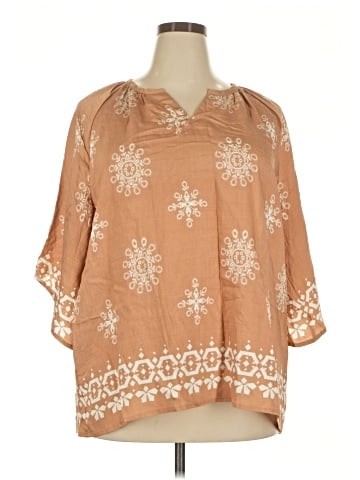 Bebonnie 3/4 Sleeve Blouse (view 1)