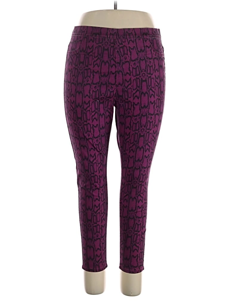 Pre-owned M&s Leggings In Purple
