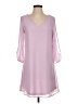 Charming Charlie 100% Polyester Solid Pink Casual Dress Size S - photo 1
