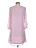Charming Charlie 100% Polyester Solid Pink Casual Dress Size S - photo 2