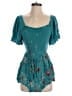 Angie Teal Romper Size S - photo 1