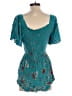 Angie Teal Romper Size S - photo 2