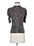 CeCe Black Short Sleeve Blouse Size XS - photo 1