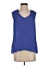 Crosby 100% Polyester Blue Sleeveless Blouse Size S - photo 1
