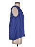 Crosby 100% Polyester Blue Sleeveless Blouse Size S - photo 4