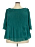 City Chic 100% Polyester Teal 3/4 Sleeve Blouse Size 18 Plus (M) - photo 1