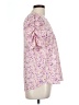 Pleione Pink Short Sleeve Blouse Size L - photo 4