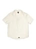 Art Class 100% Cotton Stripes Ivory Short Sleeve Button-Down Shirt Size 10 - 12 - photo 1