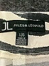 Jules & Leopold 100% Polyester Animal Print Silver Casual Pants Size L - photo 7