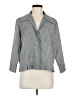 Travelsmith 100% Polyester Tweed Gray 3/4 Sleeve Blouse Size M - photo 1