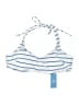 Cupshe 100% Polyester Stripes Blue Swimsuit Top Size L - photo 1
