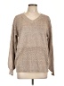 Unbranded Metallic Tan Pullover Sweater Size L - photo 1