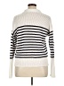 Gap 100% Cotton Stripes White Pullover Sweater Size XL - photo 2