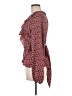 Max Studio 100% Polyester Red Long Sleeve Blouse Size L - photo 5