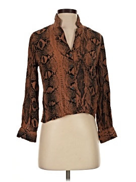 Topshop Long Sleeve Blouse (view 1)