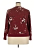 Torrid Floral Burgundy Pullover Sweater Size 2X Plus (2) - photo 2
