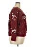 Torrid Floral Burgundy Pullover Sweater Size 2X Plus (2) - photo 4