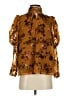 French Connection Brown 3/4 Sleeve Blouse Size S - photo 1