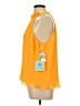 CeCe 100% Polyester Orange Sleeveless Blouse Size L - photo 5
