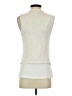 RUMORED 100% Acrylic Ivory Sweater Vest Size S - photo 2