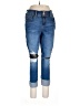 Torrid Color Block Blue Jeans Size 12 Plus - photo 1