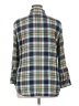 Talbots 100% Rayon Plaid Blue 3/4 Sleeve Button-Down Shirt Size XL Petite - photo 2