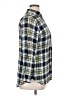 Talbots 100% Rayon Plaid Blue 3/4 Sleeve Button-Down Shirt Size XL Petite - photo 4