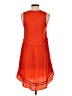 DRA 100% Polyester Solid Orange Casual Dress Size S - photo 2