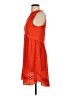 DRA 100% Polyester Solid Orange Casual Dress Size S - photo 5