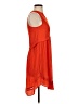 DRA 100% Polyester Solid Orange Casual Dress Size S - photo 4