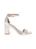 Sam Edelman 100% Leather White Sandals Size 8 1/2 - photo 1