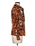 Assorted Brands 100% Polyester Animal Print Orange Long Sleeve Blouse Size M - photo 4
