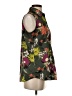 Banana Republic Floral Green Sleeveless Button-Down Shirt Size S - photo 4