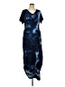 Discreet Tie-dye Blue Casual Dress Size L - photo 1