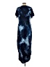 Discreet Tie-dye Blue Casual Dress Size L - photo 2