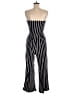 J for Justify Stripes Black Jumpsuit Size M - photo 2