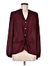 Miami 100% Polyester Burgundy Long Sleeve Blouse Size M - photo 1
