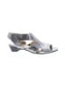 Amalfi Solid Silver Sandals Size 12 - photo 1