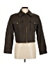 CHARLES KLEIN Houndstooth Brown Jacket Size 8 - photo 1