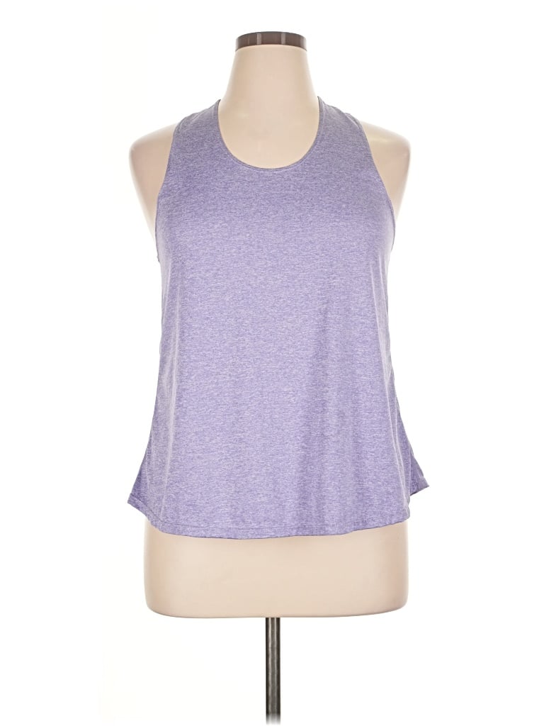 Pre-owned Unbranded Tank Top Purple Halter Neckline Tops