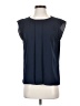 Tahari by ASL 100% Polyester Blue Sleeveless Blouse Size S - photo 1