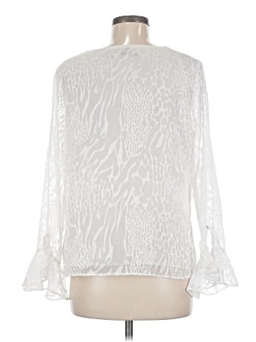White House Black Market Long Sleeve Blouse (view 2)