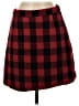 PERSUN Plaid Red Casual Skirt Size 00 - photo 1