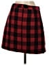 PERSUN Plaid Red Casual Skirt Size 00 - photo 2