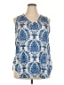 Xieerduo Blue Sleeveless Blouse Size XXL - photo 1